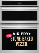 Frigidaire Gallery Stainless Steel 30" Electric Wall Oven and Microwave Combination with Stone-Baked Pizza (5.3 Cu. Ft.) - GCWM3070AF--