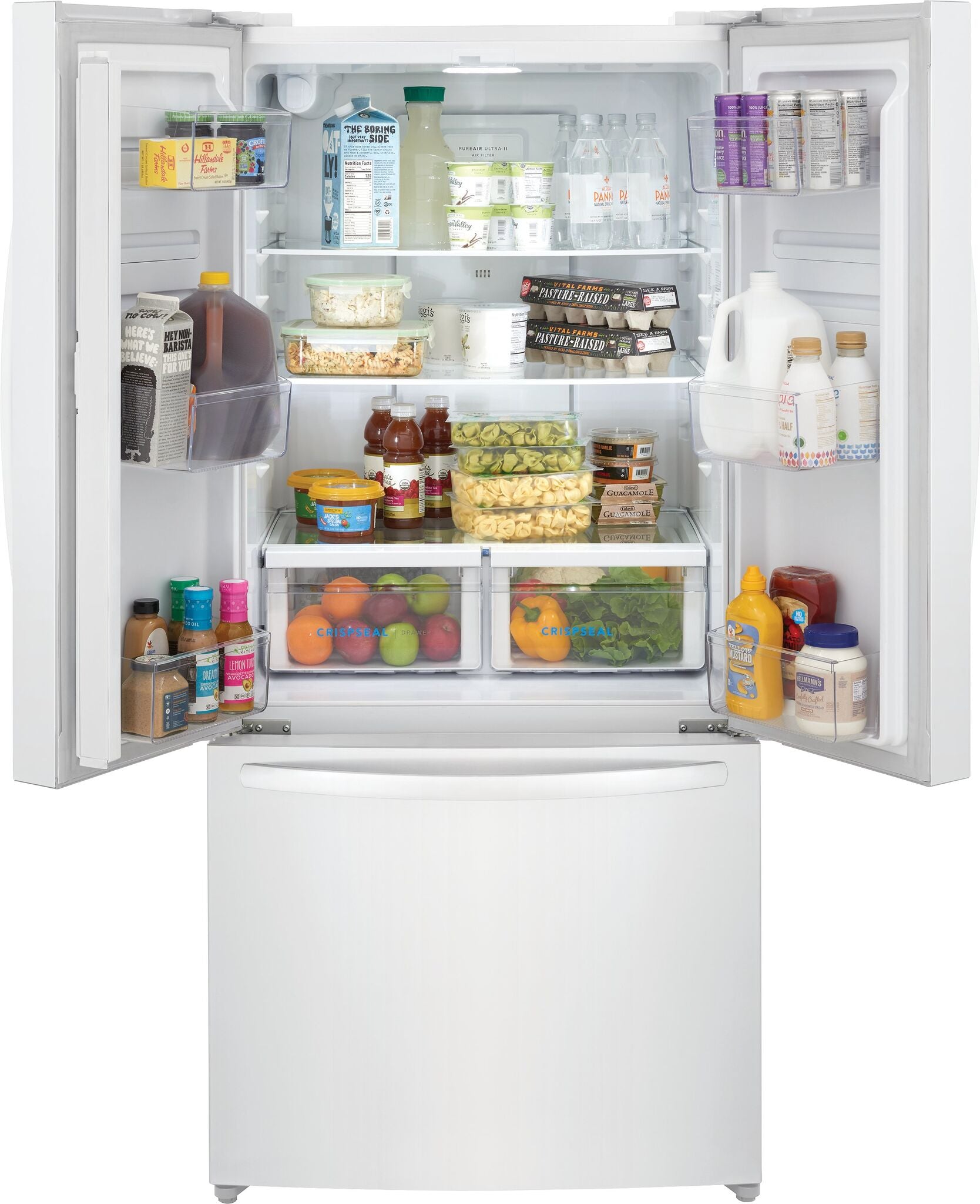 Frigidaire 31.3" (17.6 Cu. Ft.) White Counter-Depth French Door Refrigerator - FRFG1723AW