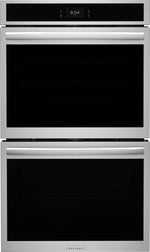Frigidaire Gallery Stainless Steel 30" Double Electric Wall Oven with Stone-Baked Pizza (10.6 Cu. Ft.) - GCWD3070AF