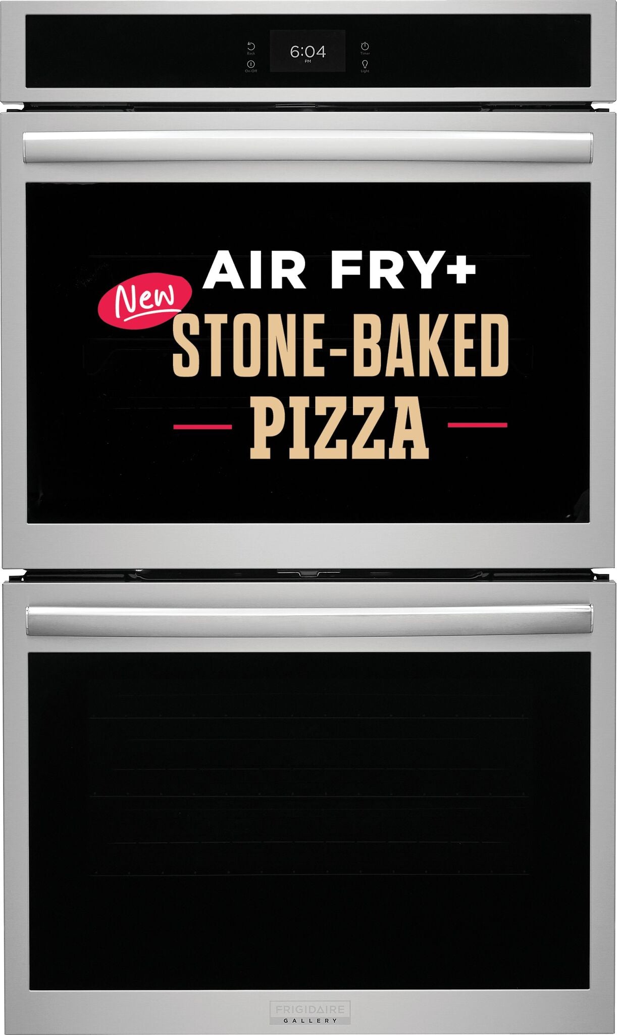 Frigidaire Gallery Stainless Steel 30" Double Electric Wall Oven with Stone-Baked Pizza (10.6 Cu. Ft.) - GCWD3070AF--