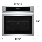 Frigidaire Stainless Steel 30" Single Wall Oven (5.3 Cu. Ft.) - FCWS3030AS
