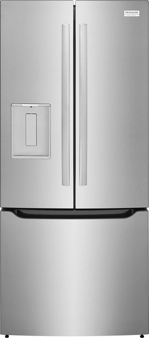 Frigidaire Gallery 30" 20.0 Cu. Ft. Stainless Steel Standard-Depth French Door Refrigerator - GRFS2023AF