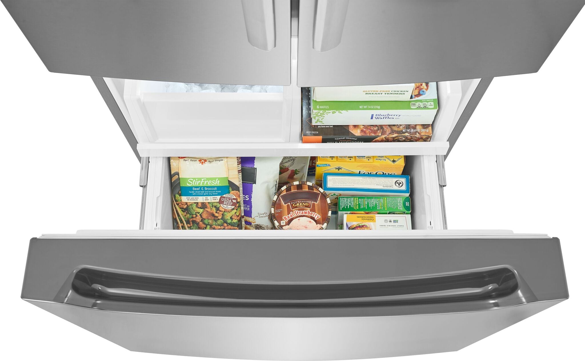 Frigidaire Gallery 30" 20.0 Cu. Ft. Stainless Steel Standard-Depth French Door Refrigerator - GRFS2023AF