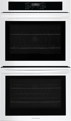 Frigidaire White 30" Double Wall Oven (10.6 Cu. Ft.) - FCWD3030AW