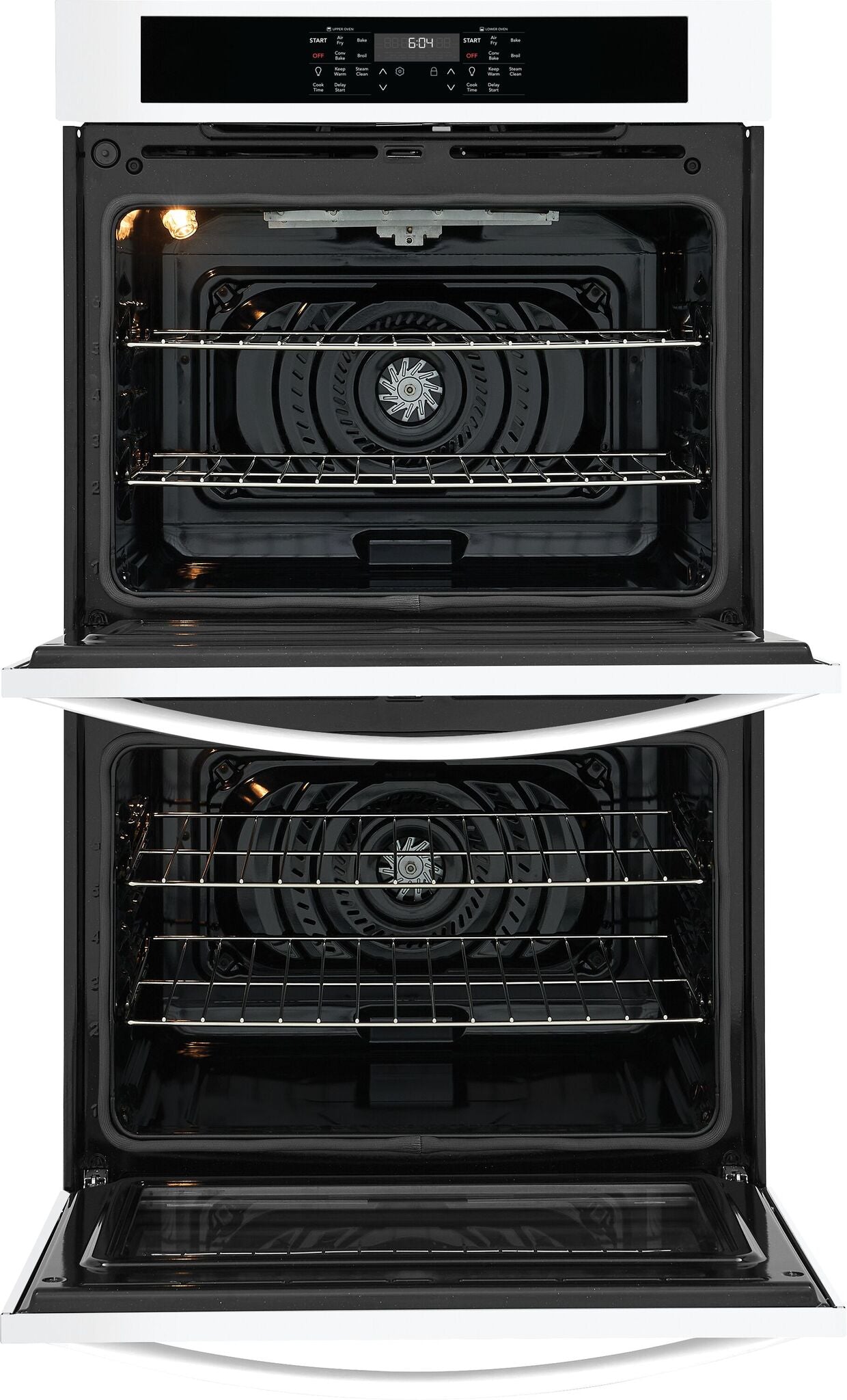Frigidaire White 30" Double Wall Oven (10.6 Cu. Ft.) - FCWD3030AW