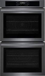 Frigidaire Black Stainless Steel 30" Double Wall Oven (10.6 Cu. Ft.) - FCWD3030AD