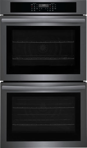 Frigidaire Black Stainless Steel 30" Double Wall Oven (10.6 Cu. Ft.) - FCWD3030AD