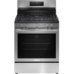 Frigidaire Gallery Smudge-Proof™ Stainless Steel 30" Rear Control Gas Range with Air Fry (5.1 Cu. Ft.) - GCRG3059BF