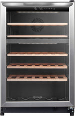 Frigidaire 22" 4.4 Cu. Ft. Stainless Steel Two-Zone Wine Cooler - FRWE4626AS