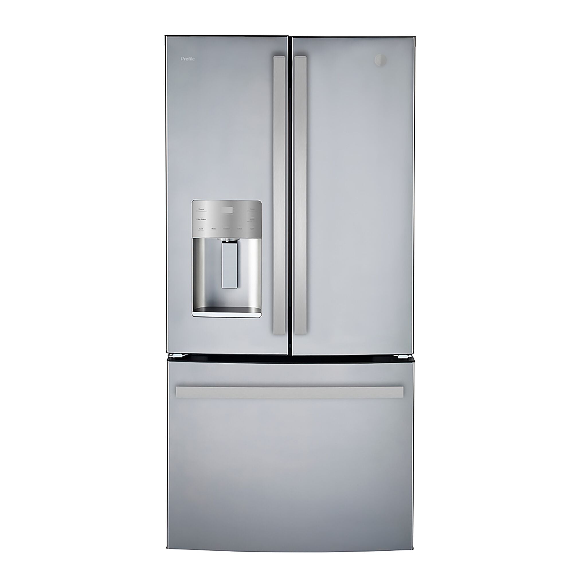 GE Profile 32.75" 17.5 Cu. Ft. Fingerprint Resistant Stainless Steel Counter-Depth French Door Refrigerator - PYE18HYRCFS