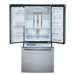 GE Profile Fingerprint Resistant Stainless Steel Bottom Mount French Door Refrigerator (24.8 cu.ft) - PFE24HYRCFS