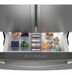 GE Profile 35.75" 28.7 Cu. Ft. Fingerprint Resistant Stainless Steel 4-door French Door Refrigerator - PGE29BYTFS