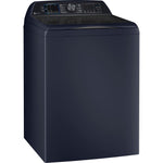 GE Profile Sapphire Blue Top Load IEC Washer with Smarter Wash Technology (6.2 cu. ft.) - PTW800BPWRS