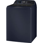 GE Profile Sapphire Blue Top Load IEC Washer with Smarter Wash Technology (6.2 cu. ft.) - PTW800BPWRS