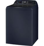 GE Profile Sapphire Blue Top Load IEC Washer with Smarter Wash Technology (6.2 cu. ft.) - PTW800BPWRS