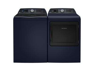 GE Profile Sapphire Blue Top Load IEC Washer (6.2 cu.ft.) & Smart Electric Dryer with Fabric Refresh (7.3 Cu. Ft) - PTW800BPWRS/PTD90EBMTRS