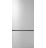 GE 31.25" 17.7 Cu. Ft. Fingerprint Resistant Stainless Steel Bottom-Freezer Refrigerator - GBE17HYRFS