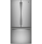 GE Fingerprint Resistant Stainless Kitchen Package with French Door Refrigerator, Electric Range & Built-In Dishwasher