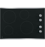 GE Stainless Steel 30" Knob Control Electric Cooktop - JP3030SWSS