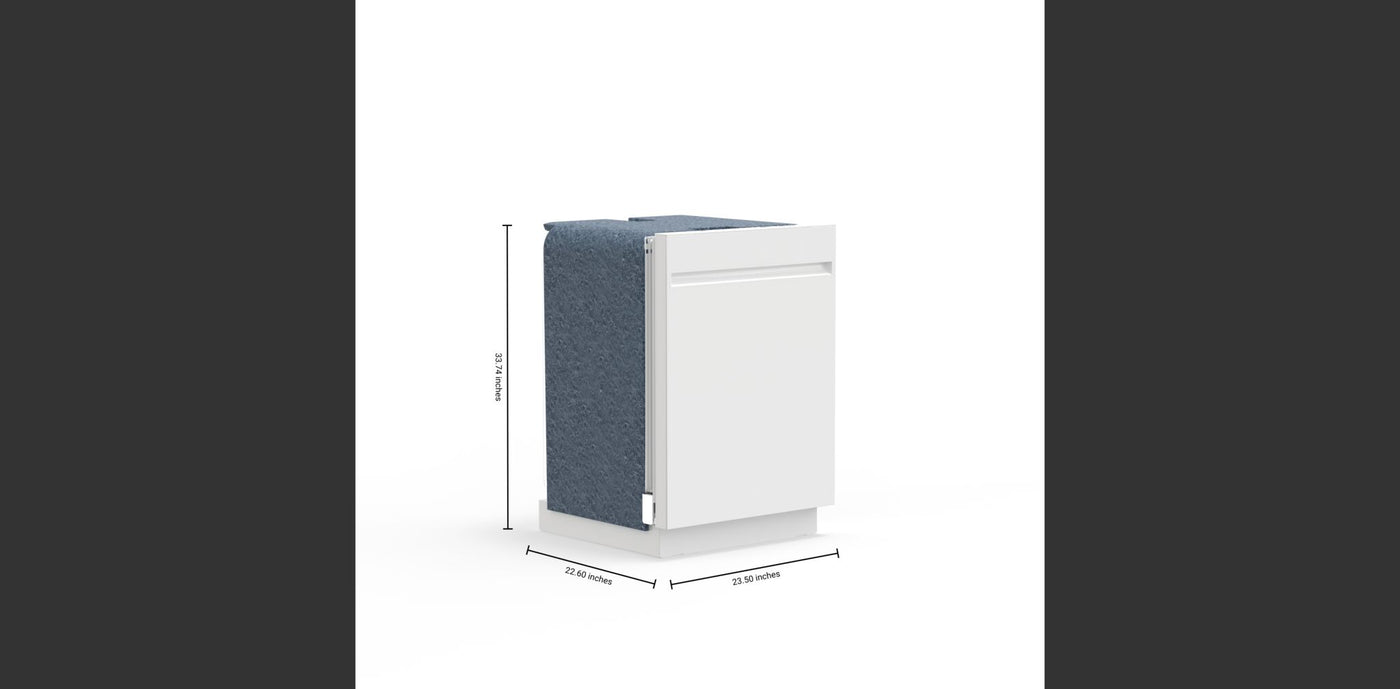 GE White Dishwasher with Clean Sensor (50 dBA) - GBT500SGVWW