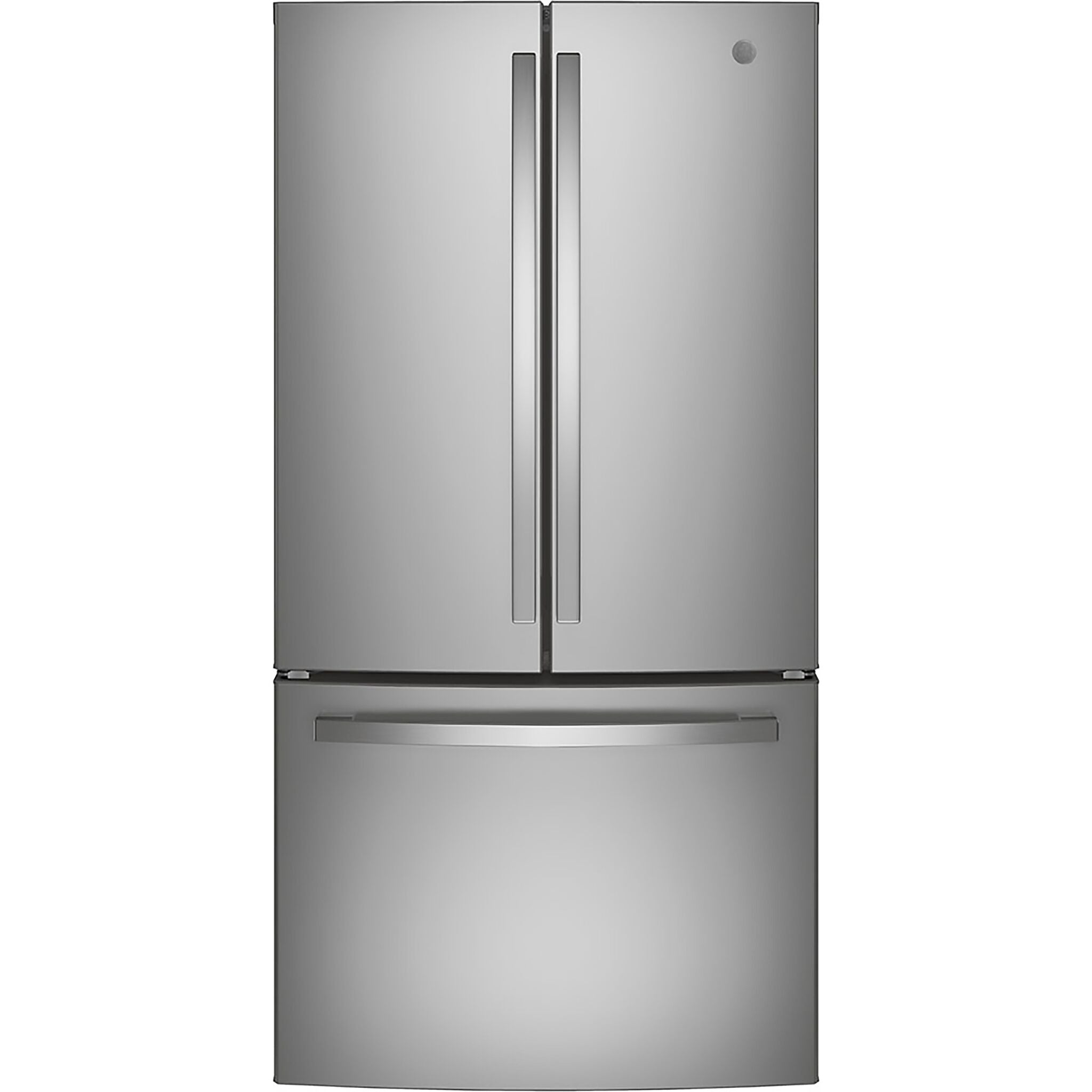 GE 32.75" 24.8 Cu. Ft. Fingerprint Resistant Stainless Steel French Door Refrigerator - GNE25JYKFS