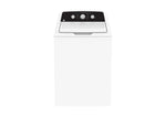 GE White Top Load Washer (4.4 Cu Ft.) & Electric Dryer with SaniFresh Cycle (6.2 cu.ft.) - GTW334BMRWS/GTX34EBMRWS