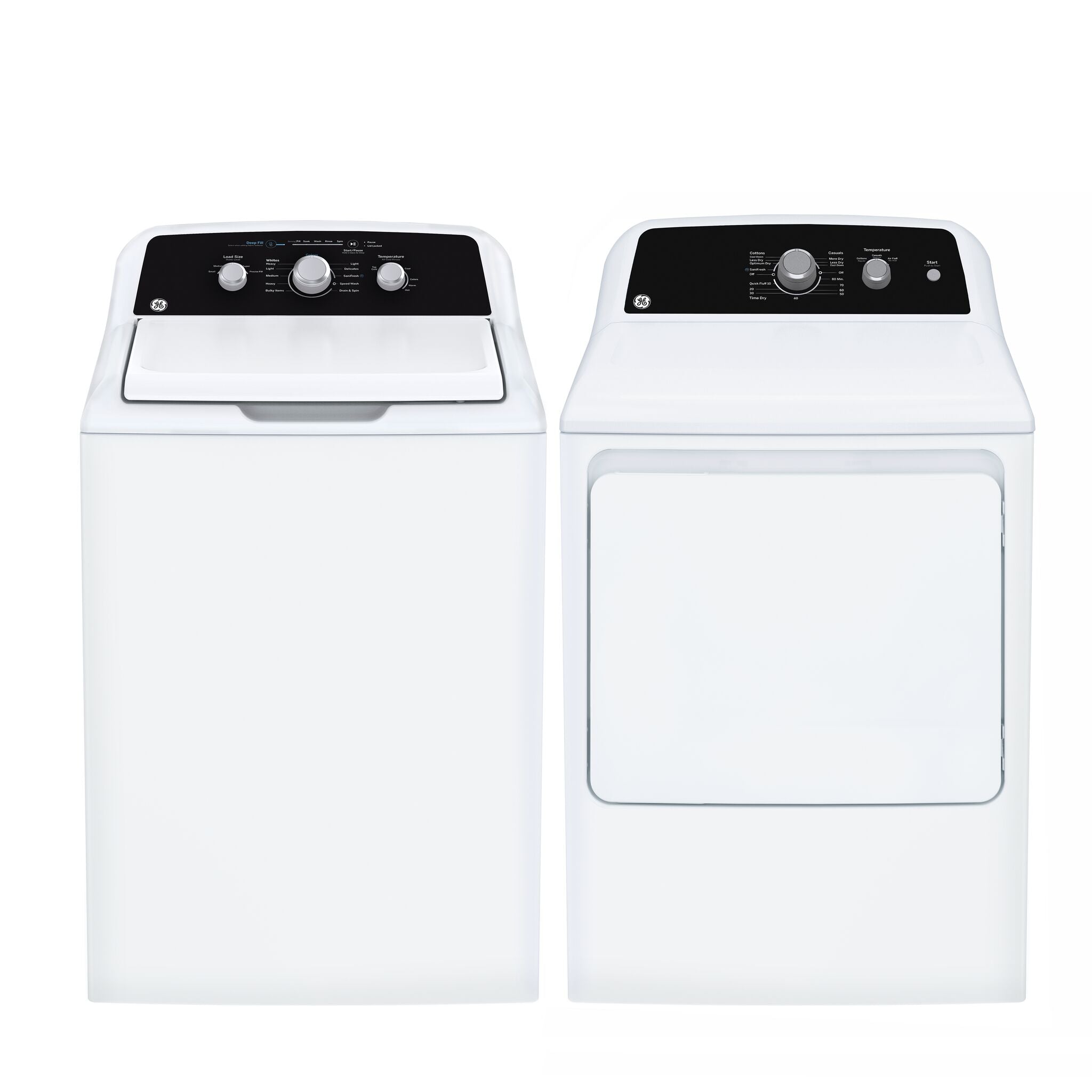 GE White Electric Dryer with SaniFresh Cycle (6.2 cu.ft