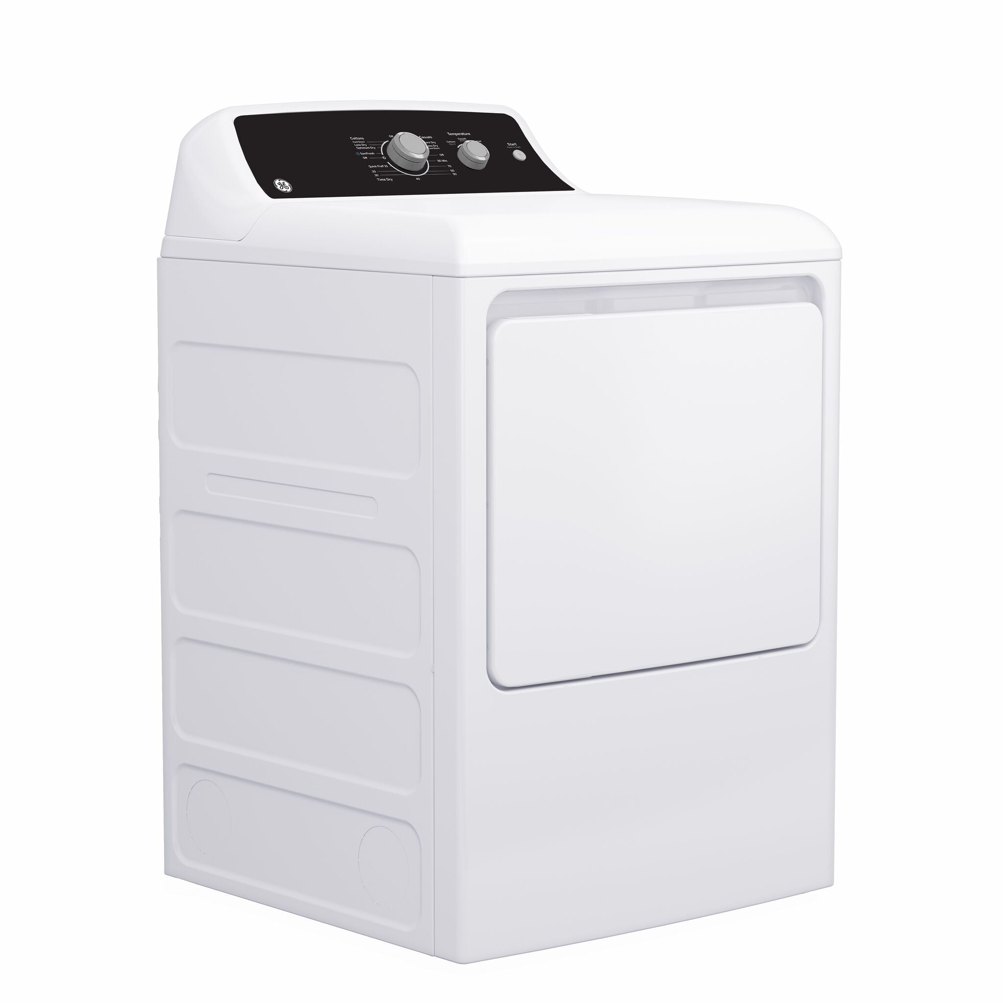GE White Electric Dryer with SaniFresh Cycle (6.2 cu.ft.) - GTX34EBMRWS