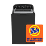 GE Diamond Grey Top Load Washer (4.9 Cu. Ft.) & Electric Dryer with SaniFresh Cycle (7.2 cu.ft.) - GTW491BMRDG/GTD49EBMRDG
