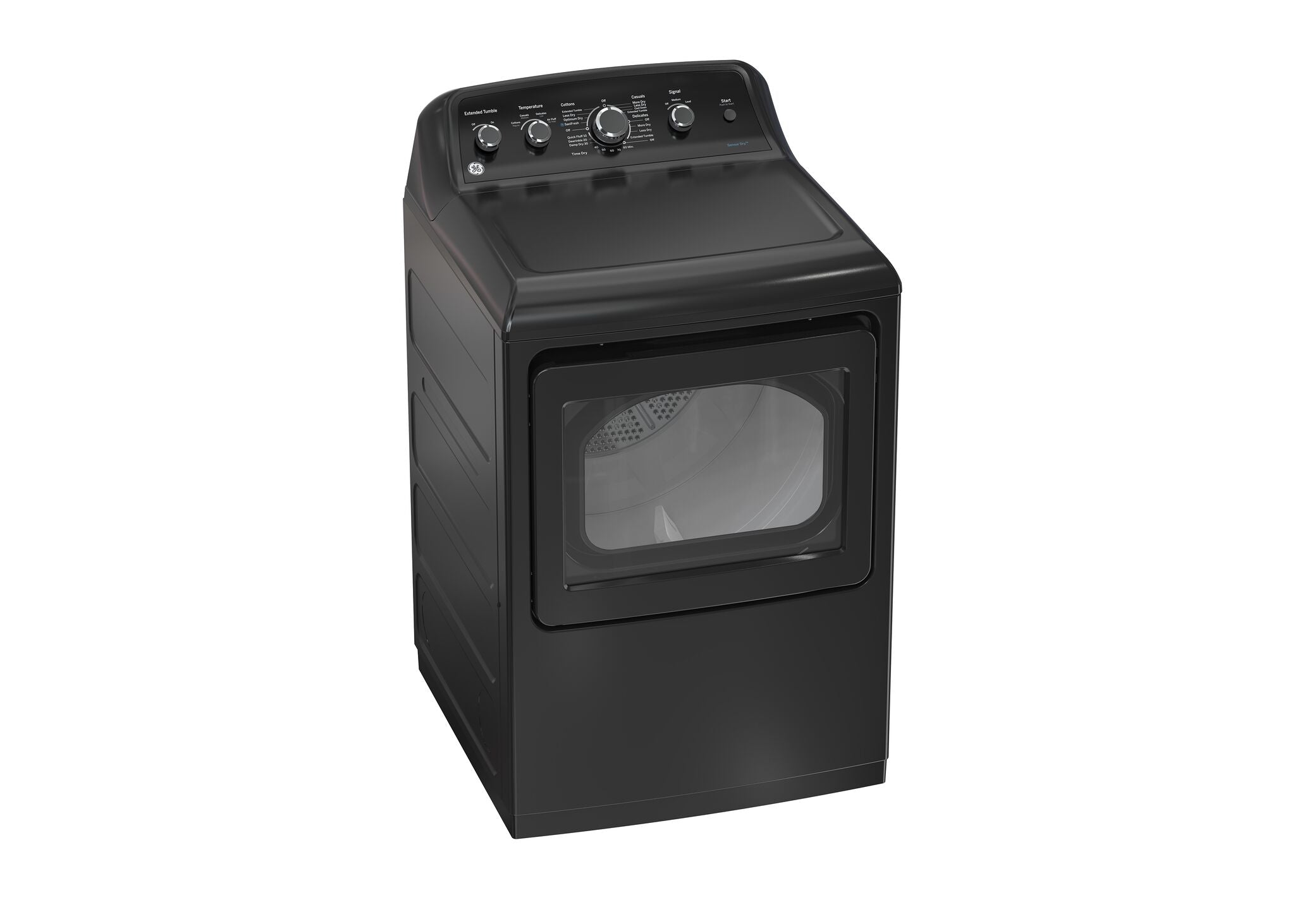 GE Diamond Grey Top Load Washer ( 5.3 Cu. Ft.) & Electric Dryer with SaniFresh Cycle (7.2 cu.ft.) - GTW681BMRDG/GTD49EBMRDG