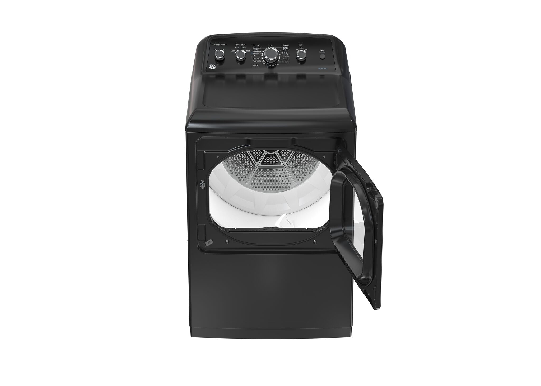 GE Diamond Grey Top Load Washer (4.9 Cu. Ft.) & Electric Dryer with SaniFresh Cycle (7.2 cu.ft.) - GTW491BMRDG/GTD49EBMRDG