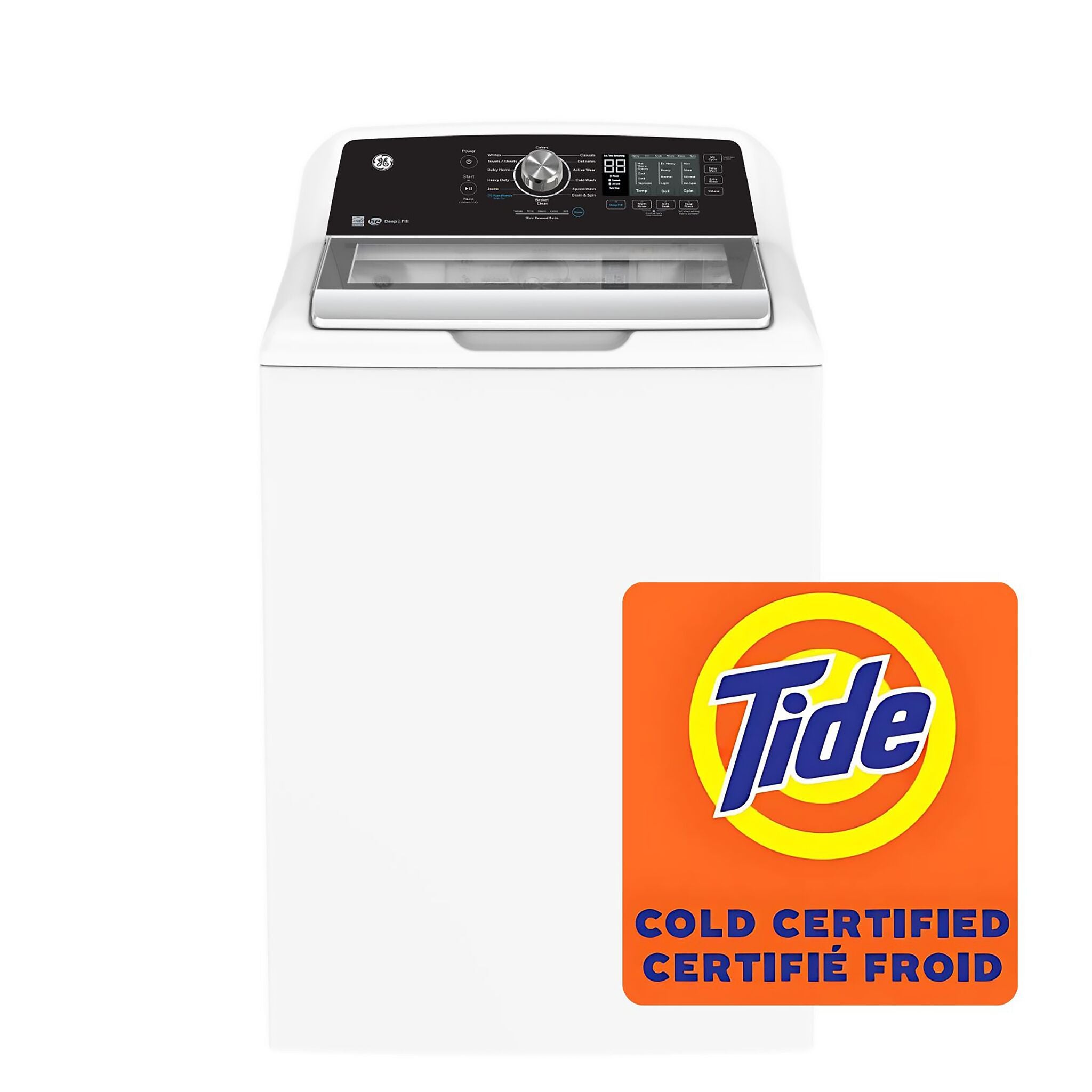 GE White Top Load Washer with SaniFresh Cycle (5.3 Cu. Ft.) - GTW681BMRWS