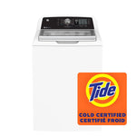GE White Top Load Washer (5.3 Cu. Ft.) & Electric Dryer with SaniFresh (7.4 cu.ft.) - GTW681BMRWS/GTD68EBMRWS