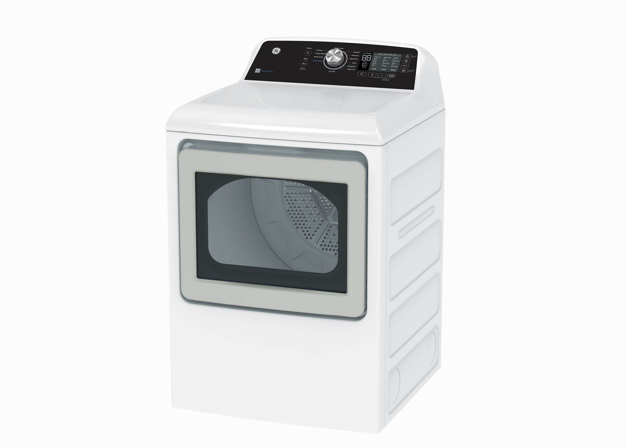 GE White Gas Dryer with SaniFresh Cycle (7.4 cu.ft.) - GTD68GBMRWS