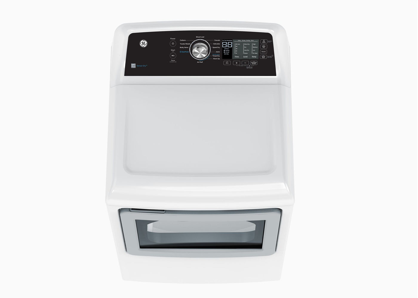 GE White Gas Dryer with SaniFresh Cycle (7.4 cu.ft.) - GTD68GBMRWS
