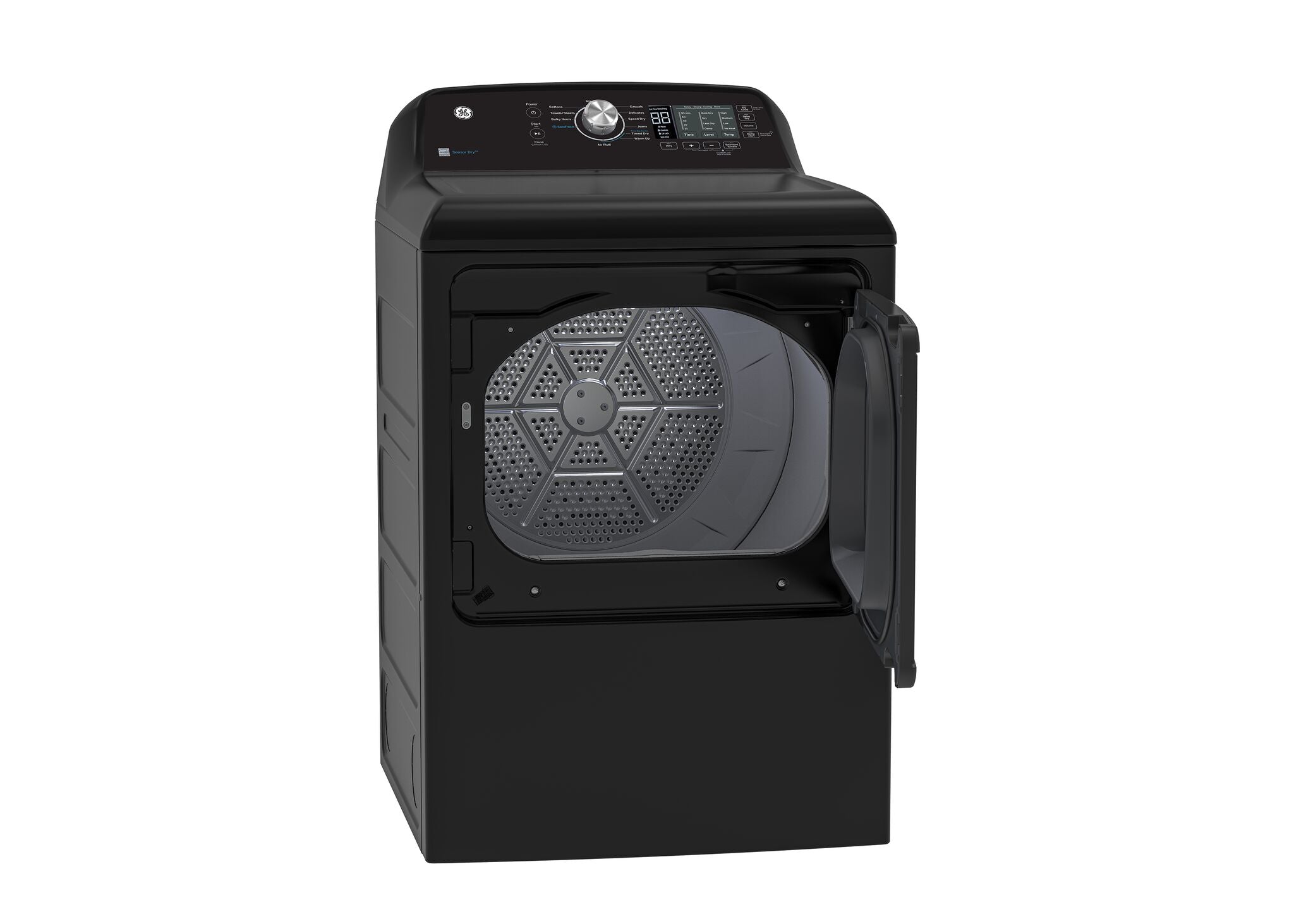 GE Diamond Grey Electric Dryer with SaniFresh Cycle (7.4 cu.ft