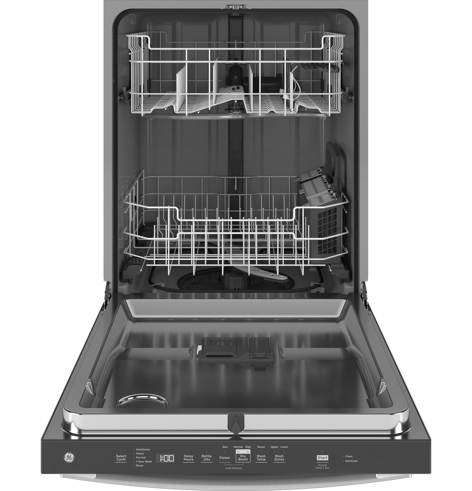GE Stainless Steel Dishwasher with Sanitize Cycle GDT635HSRSS