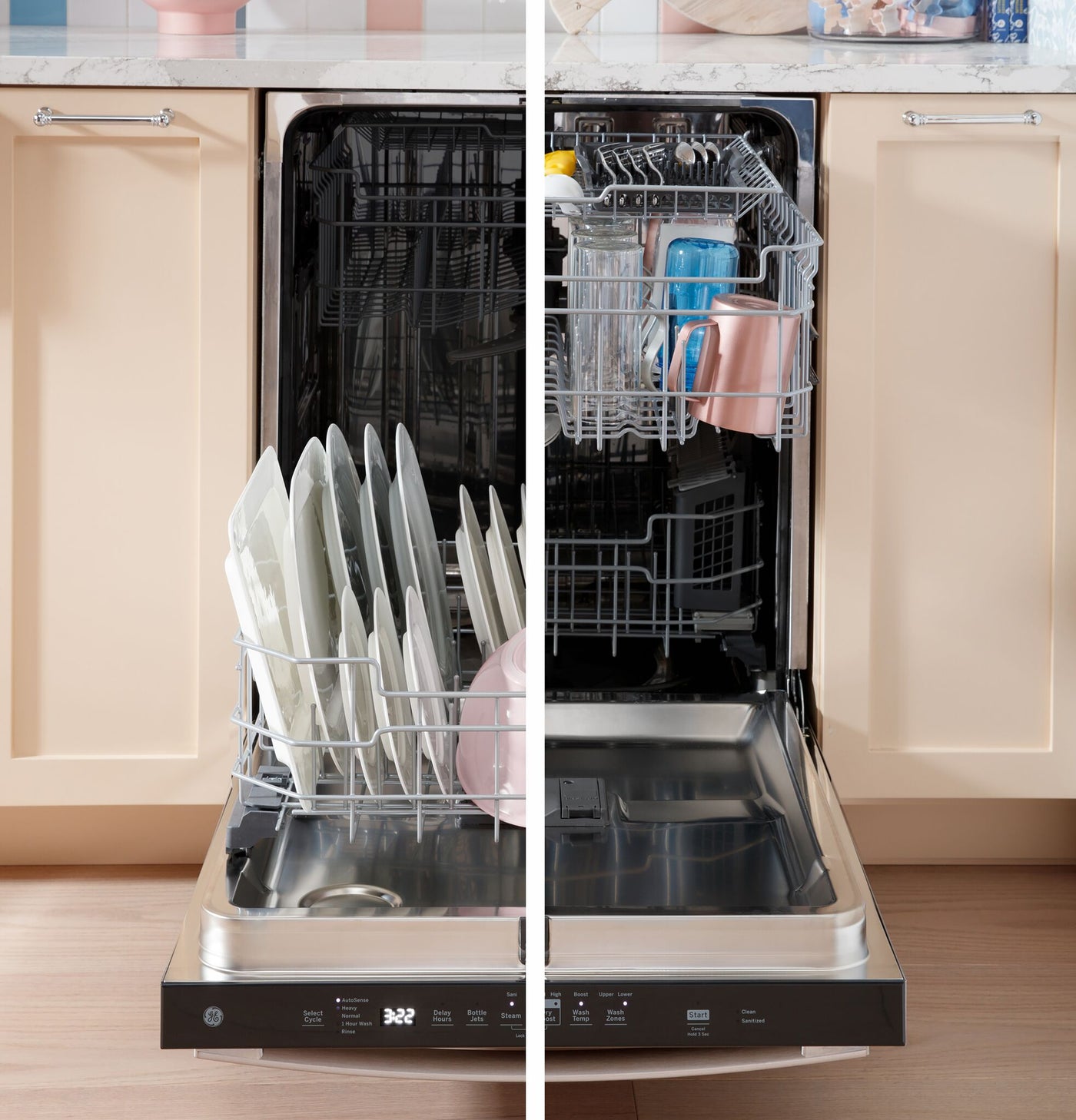 GE® Slate ENERGY STAR® Top Control Dishwasher with Sanitize Cycle - GDT670SMVES