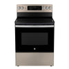 GE Slate Freestanding Electric Convection Range with No-Preheat Air Fry (5.0 Cu. Ft.) - JCB840ETES