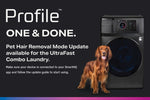 GE Profile Graphite 28" UltraFast All-in-One Washer/Dryer with Ventless Heat Pump (5.5 Cu.Ft.)- PFQ97HSPVDS--
