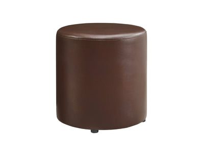 Ganache Ottoman - Dark Brown