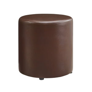 Ganache Ottoman - Dark Brown