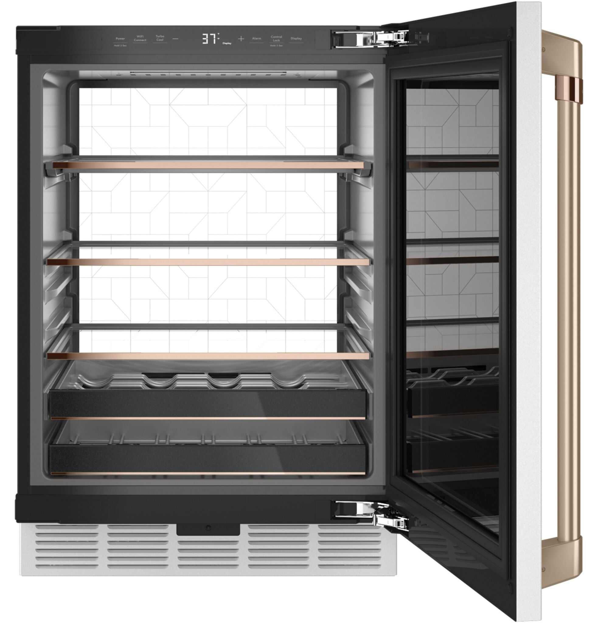 Café Matte White Beverage Centre (5.1 cu.ft.) - CCP06BP4PW2