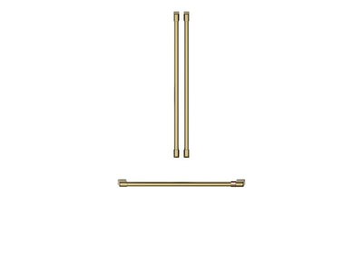 Café Brushed Brass Custom Refrigeration Handle Kit - CXLB3H3PMCG