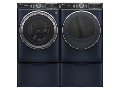 GE Profile Blue Sapphire Smart Steam Front Load Washer (6.1 Cu.Ft.) & Electric Dryer (7.8 Cu.Ft.) - PFW870SPVRS/PFD87ESPVRS