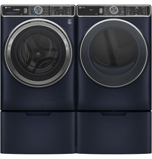 GE Profile Blue Sapphire Smart Steam Front Load Washer (6.1 Cu.Ft.) & Electric Dryer (7.8 Cu.Ft.) - PFW870SPVRS/PFD87ESPVRS
