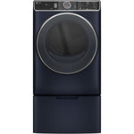 GE Profile Blue Sapphire Smart Steam Front Load Washer (6.1 Cu.Ft.) & Electric Dryer (7.8 Cu.Ft.) - PFW870SPVRS/PFD87ESPVRS