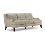 Gerald Leather Sofa - Ivory