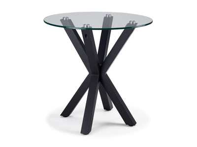 Gianna 21.5" End Table - Glass