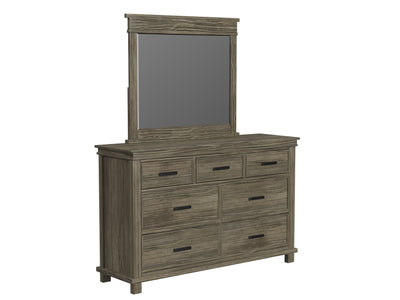 Glacier Point 7-Drawer Dresser- Greystone